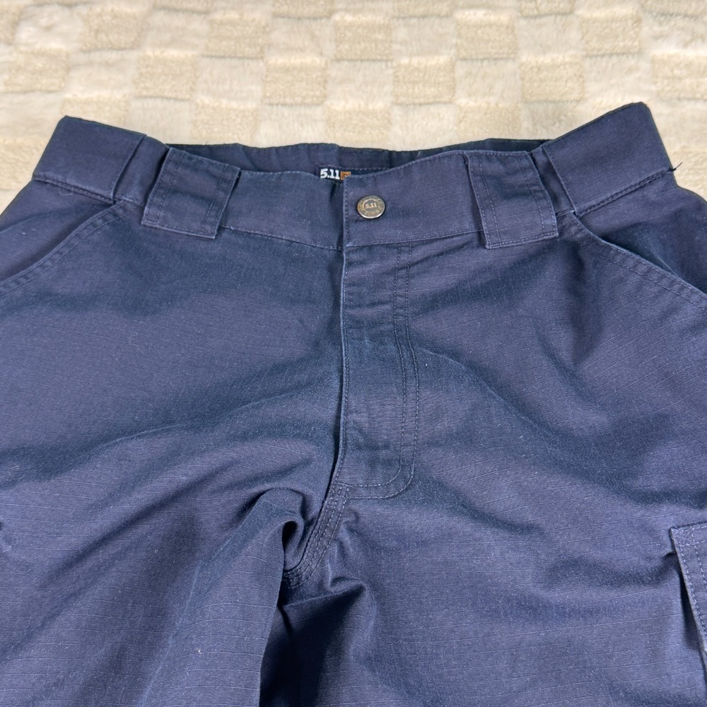 5.11 Tactical Men's Cargo Utility Pants with Ripstop Navy Blue Size M 31 1/2 -35 - Picture 8 of 12